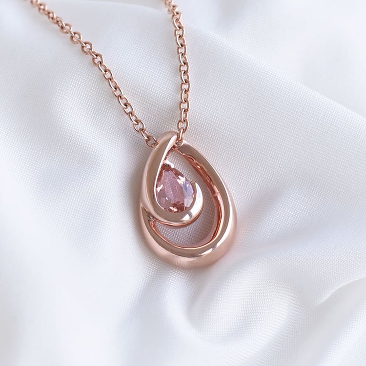 Prívesok so morganitovou kvapkou 89865