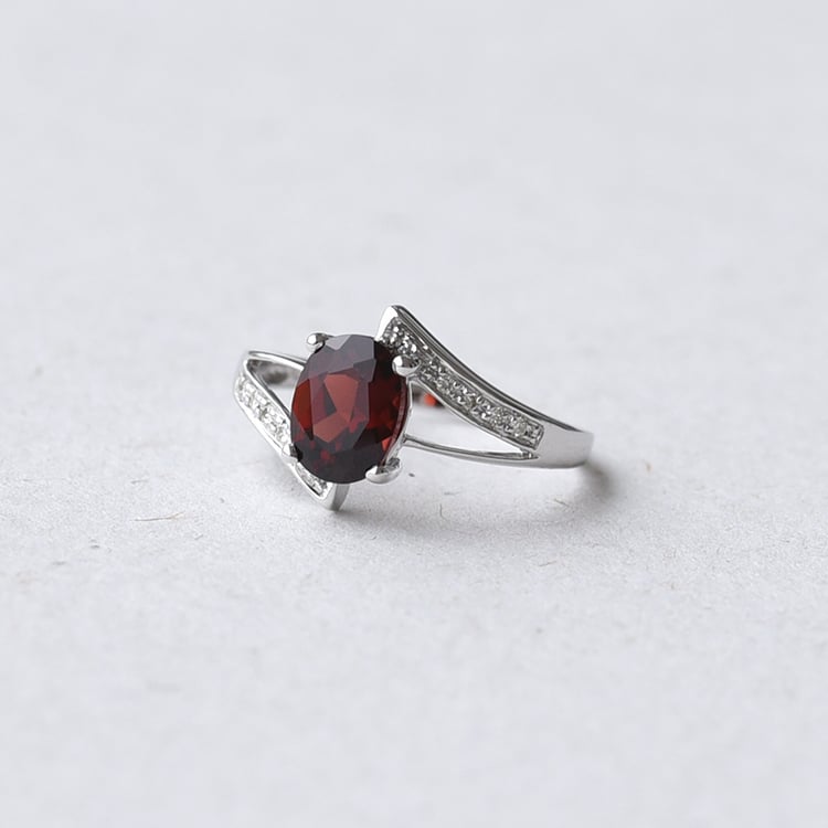 Zlatý prsteň s granátom 69265