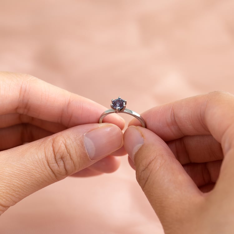 Zásnubný prsteň s alexandritom Rabby 123046