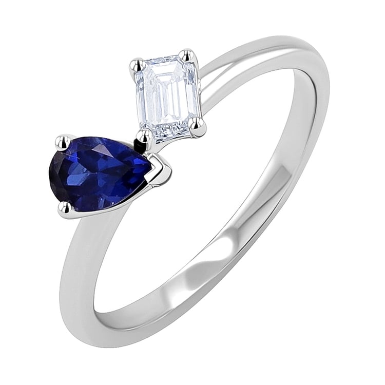 Kolekcia šperkov Toi et Moi s lab-grown diamantom a zafírom Avila 134978