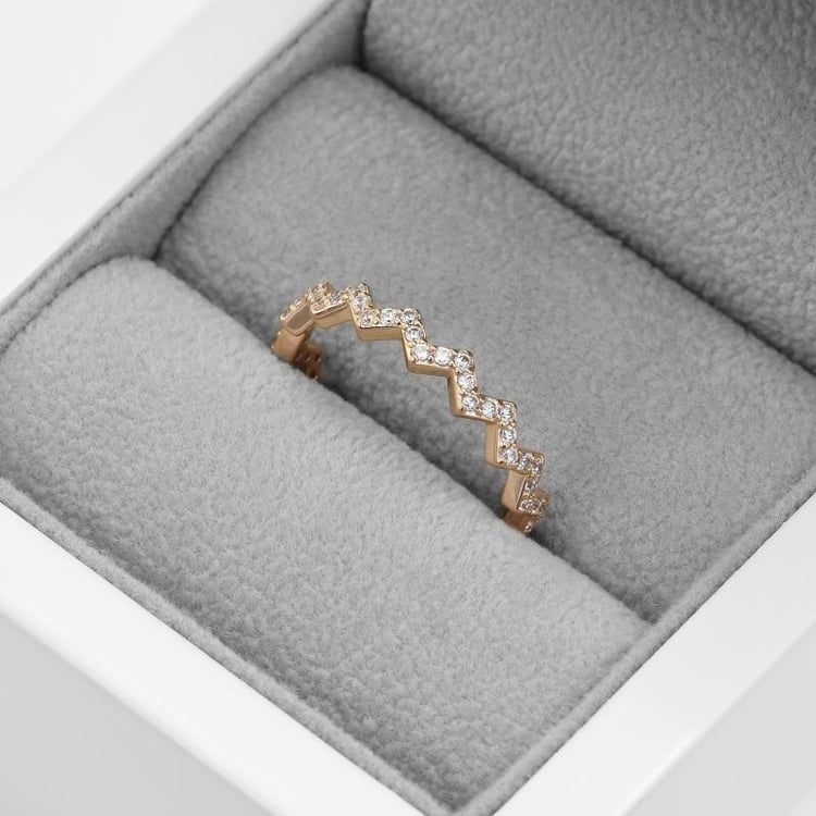 Strieborný eternity prsteň 51719