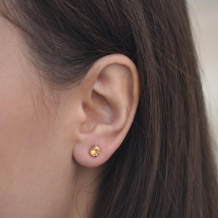 Náušnice s topásmi 55566