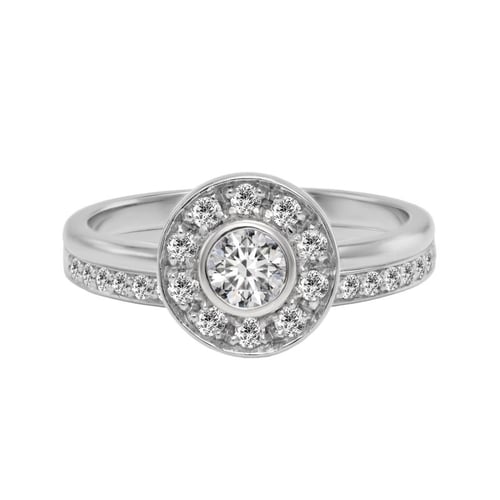 Zásnubný set prsteňov s diamantmi Jessica