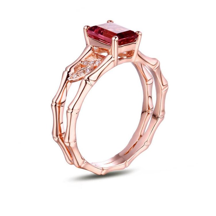 Zlatý turmalínový prsteň 6178