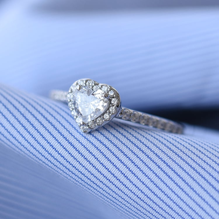 Zásnubný zlatý prsteň 60921