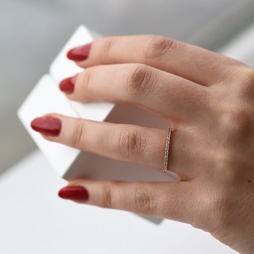 Eternity prsteň s 1.50mm diamantmi Qenyl