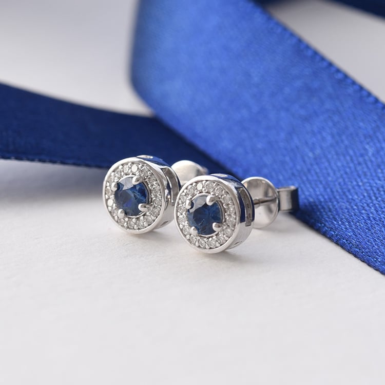 Zafírové náušnice 78525