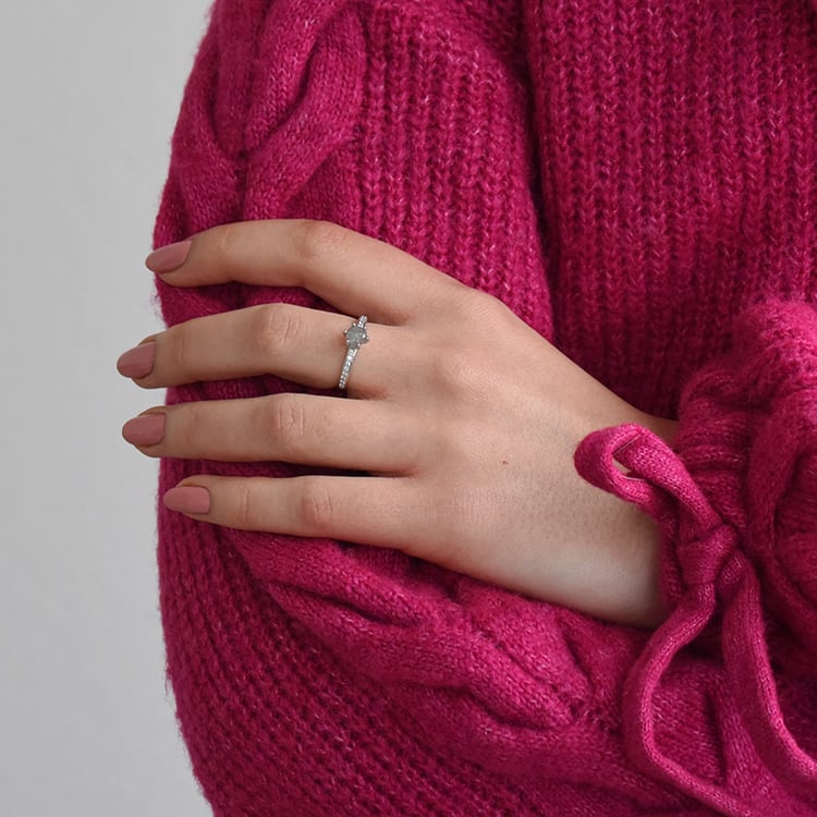 Zlatý zásnubný prsteň 73707