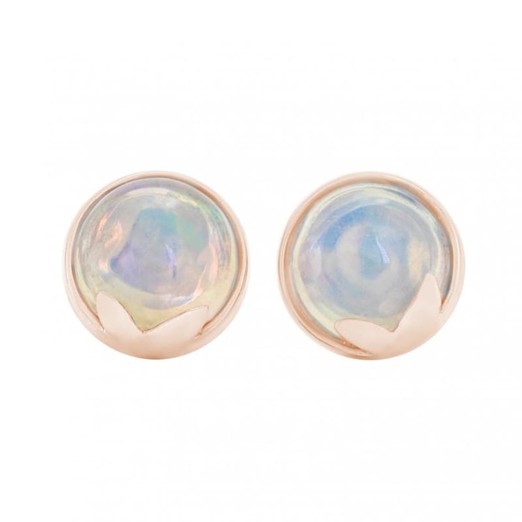 Náušnice z ružového zlata 24934