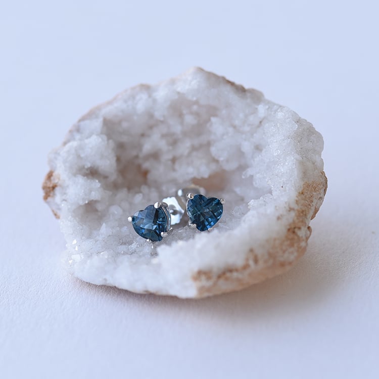 Zlaté náušnice s topásmi 60956