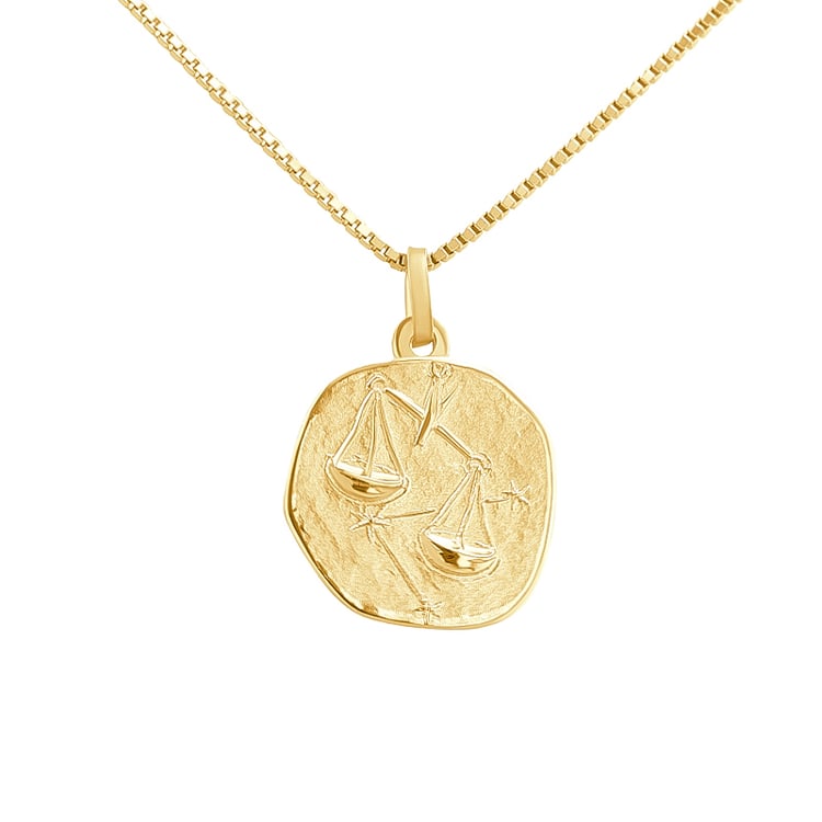 Zlatý prívesok so symbolmi znamenia zverokruhu 143658