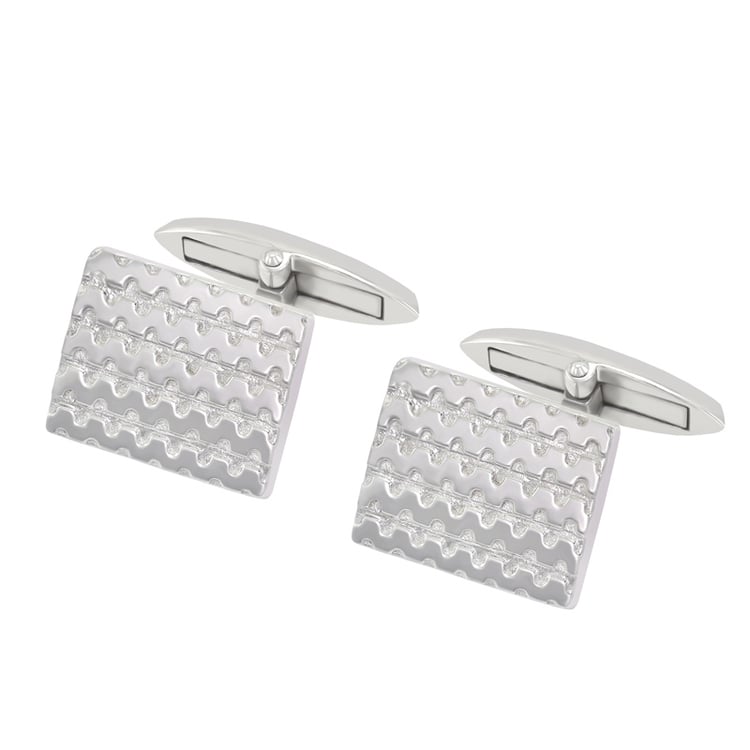 Strieborné manžetové gombíky Kini