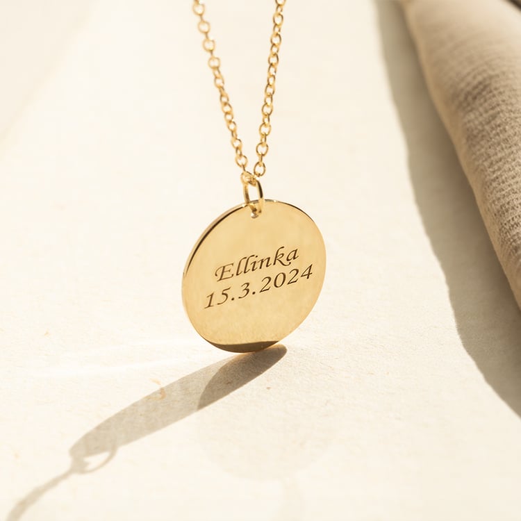 Strieborný prívesok s gravírom rúk Goff 138186