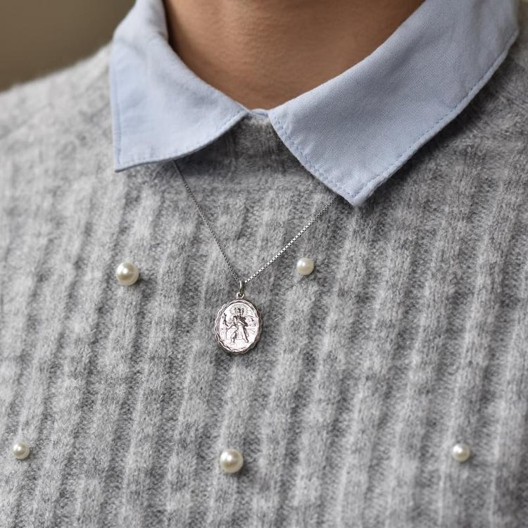 Strieborný talizman pre vodičov 26011