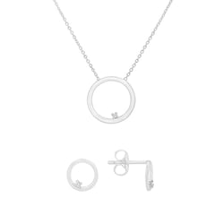 Zlatý set karma náušníc a náhrdelníka s diamantmi Lothar