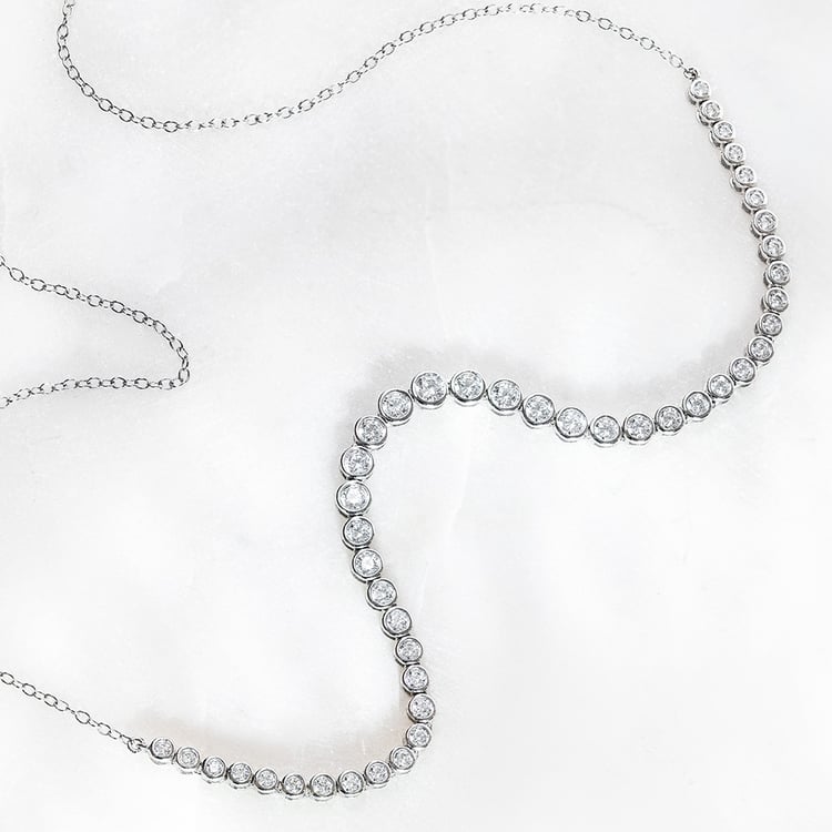 Luxusný zlatý náhrdelník s diamantmi Sofi 161821