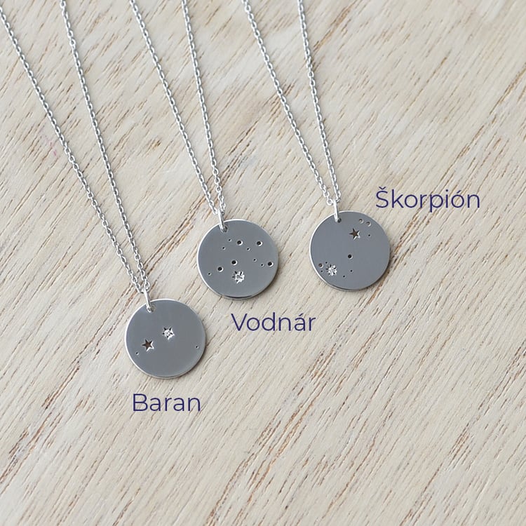 Prívesok zo zlata se súhvezdím 61710