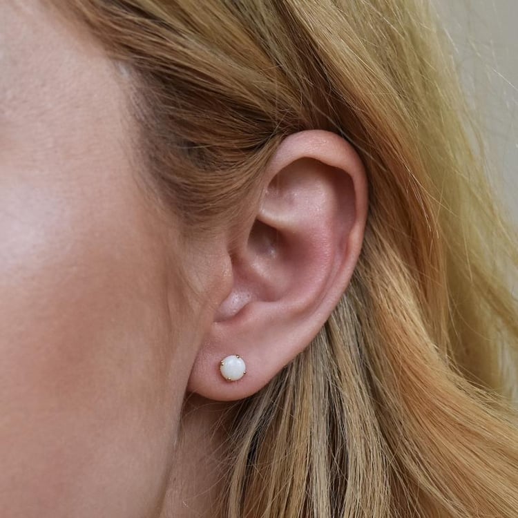 Zlaté náušnice s opálmi 54183