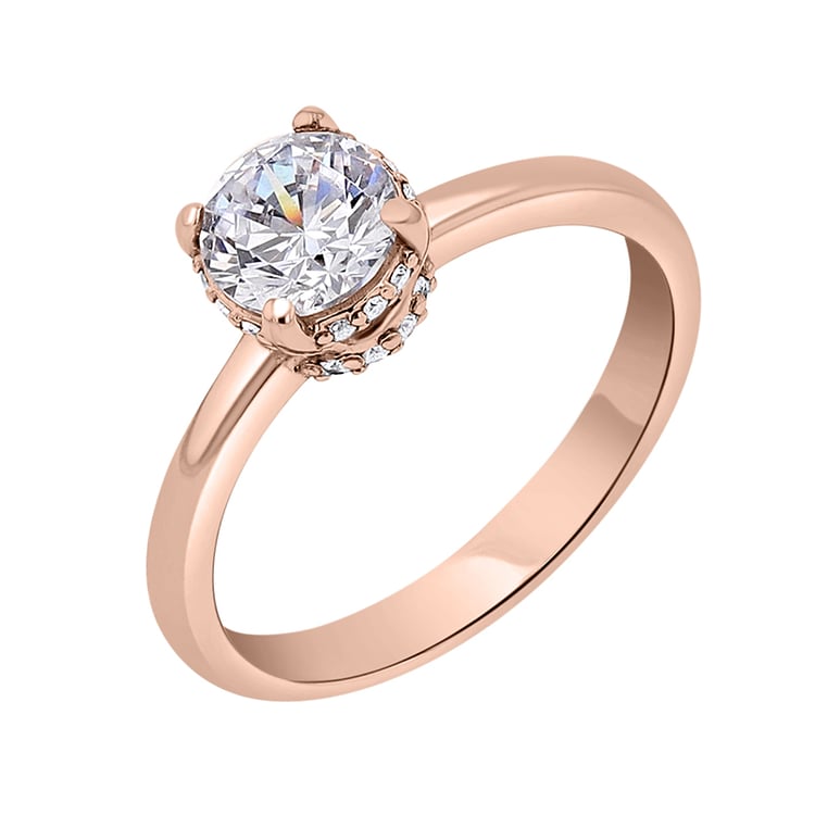 Zásnubný prsteň s lab-grown diamantmi Ymos 141872