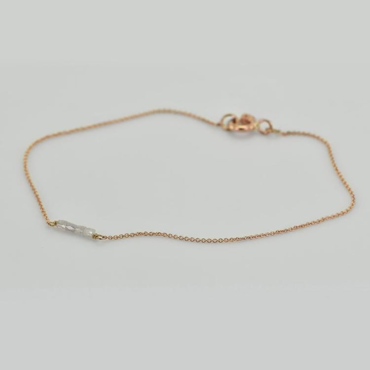 Diamantový zlatý náramok 37519