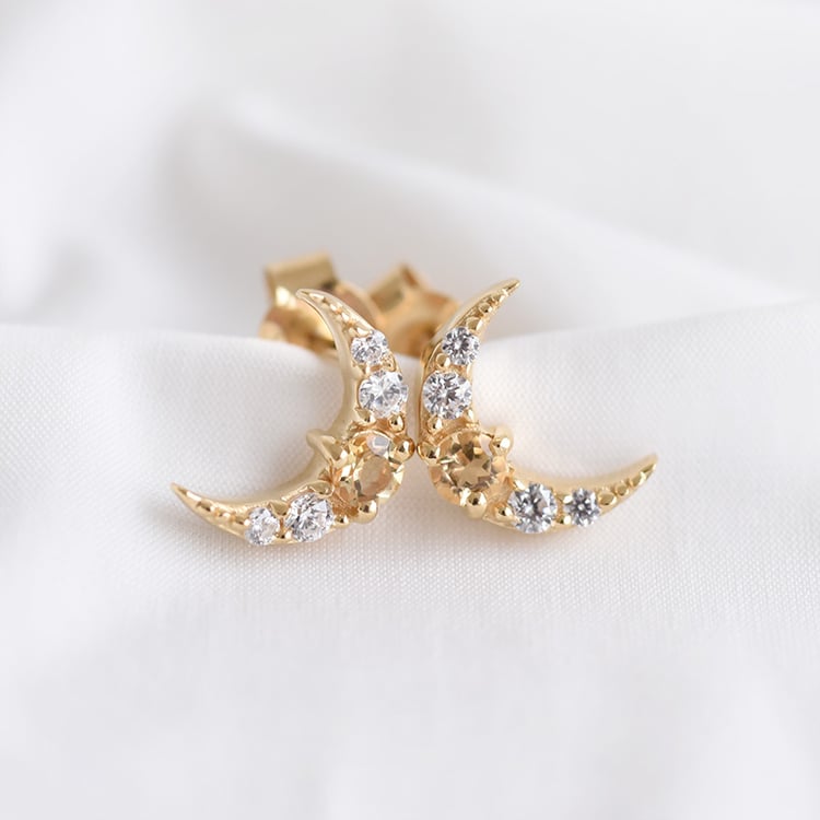 Citríny v strieborných náušniciach 92158