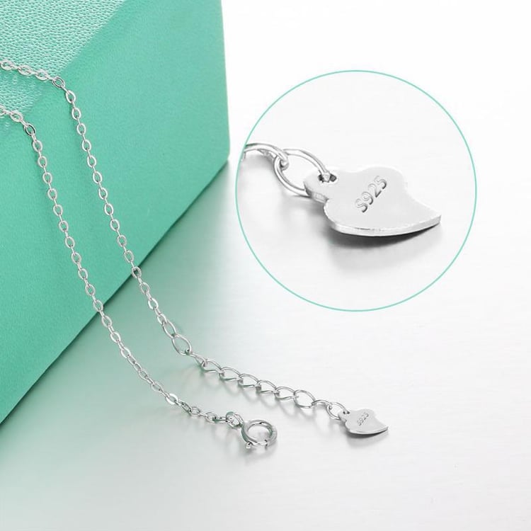 Náhrdelník zo striebra Heart 7512