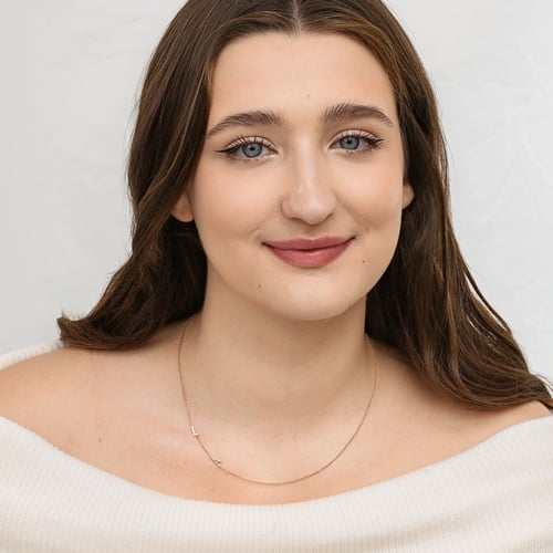 Náhrdelník s 2 písmenami vašej voľby Lupe