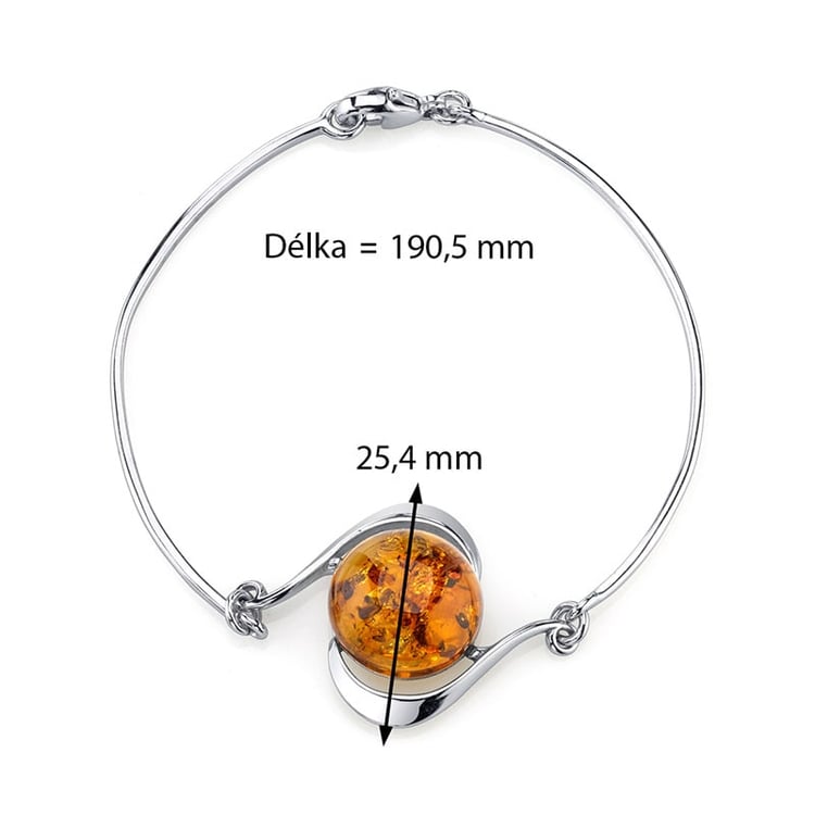 Jantarový náramok 22709