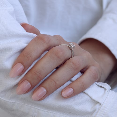 Halo zásnubný prsteň s lab-grown diamantmi Zarah