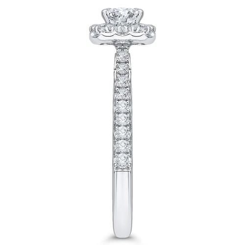 Zásnubný prsteň s emerald diamantom Kara