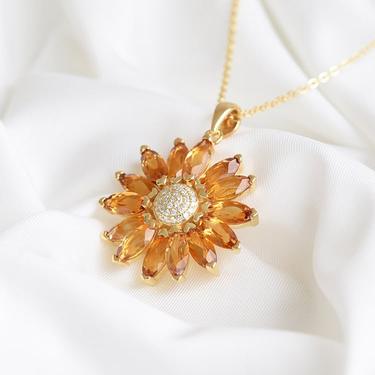 Citrínový náhrdelník 82683