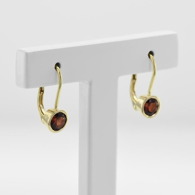 Náušnice s granátmi 50080