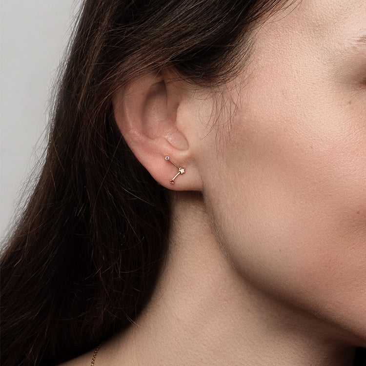 Náušnica so znamením zverokruhu Libra 139421