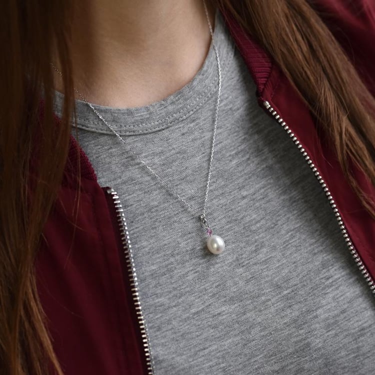 Zlatý perlový prívesok Enfys 7842