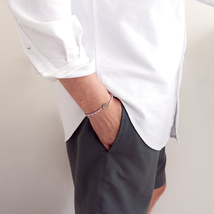 Povrázkový náramok lopta s gravírom vašej voľby Volleyball 125462