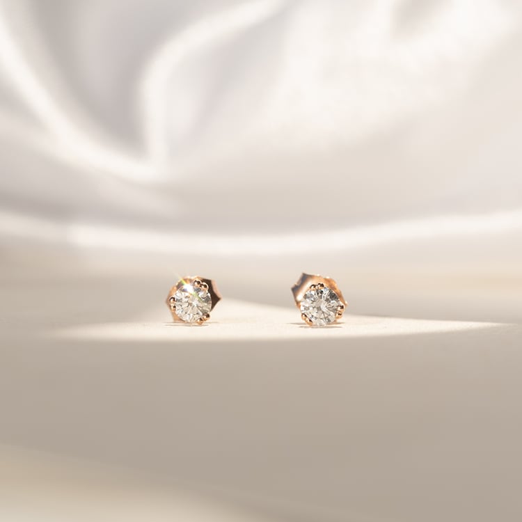 Napichovacie náušnice s diamantmi Khan 98395