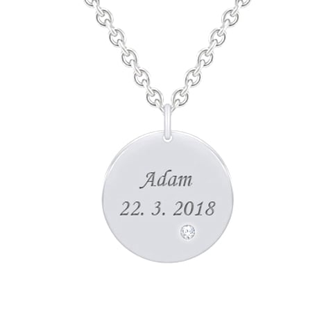 Náhrdelník s gravírom