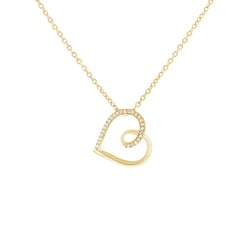 Romantický prívesok s diamantmi Dominik