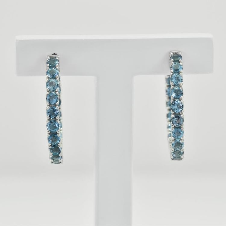 Náušnice s topásmi 35746