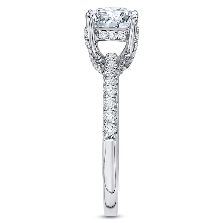 Zlatý diamantový zásnubný prsteň 46381