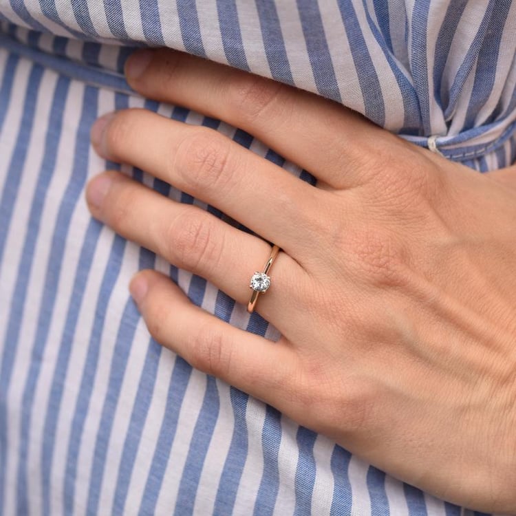 Zásnubný prsteň zo zlata 31085