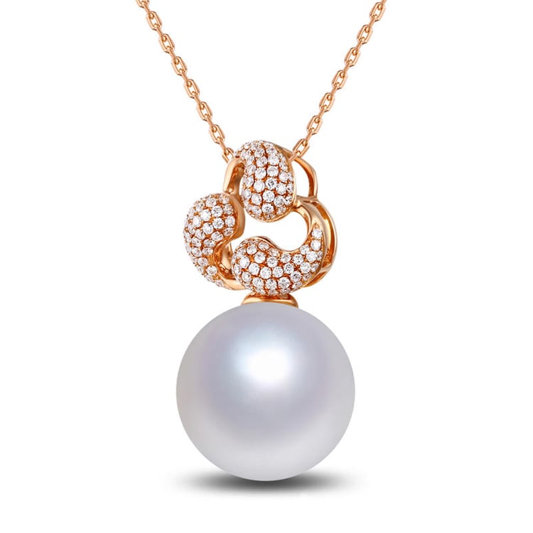 Perlový zlatý náhrdelník 10299