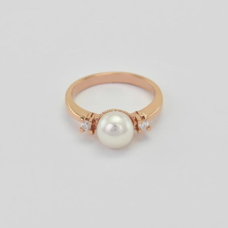 Elegantný perlový prsteň 30839