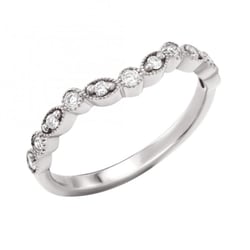 Zlatý eternity prsteň s diamantmi Lasela