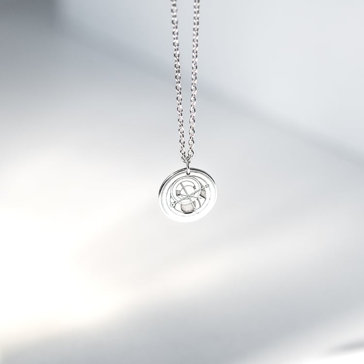 Personalizovaný strieborný prívesok Pražský orloj 127742