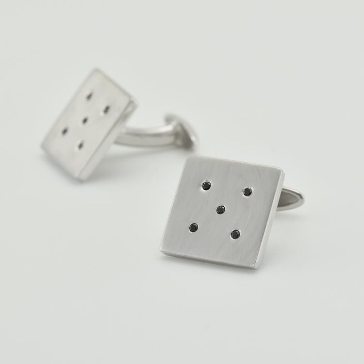 Strieborné manžetové gombíky 20048