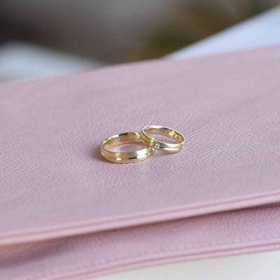 Zlaté svadobné prstene
