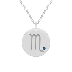 Zlatý prívesok so znamením a topásom Škorpión