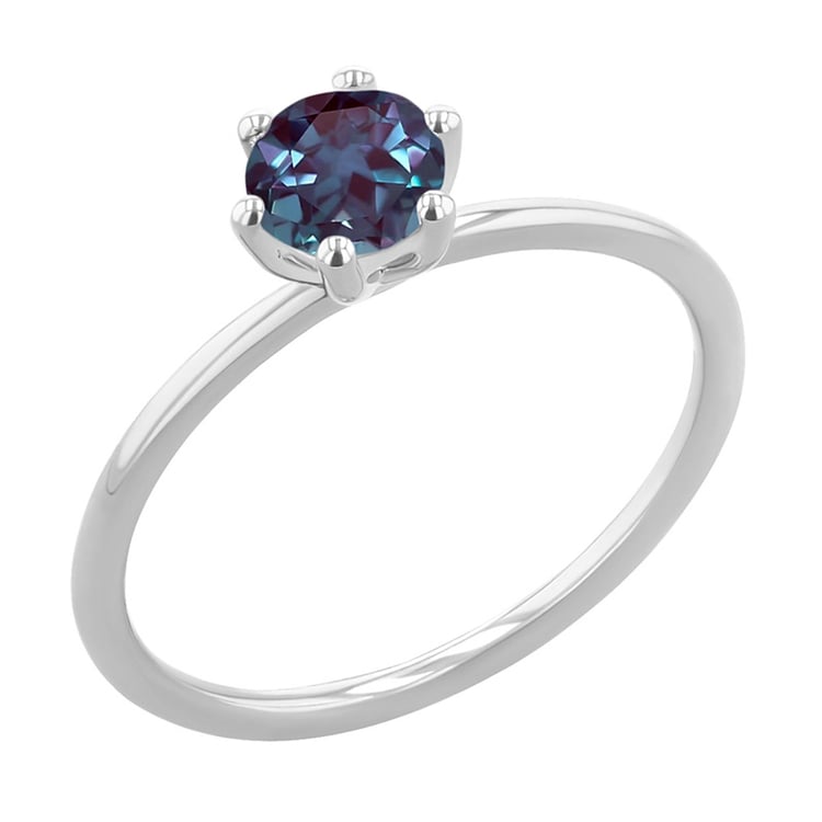 Zásnubný prsteň s lab-grown alexandritom Birdie