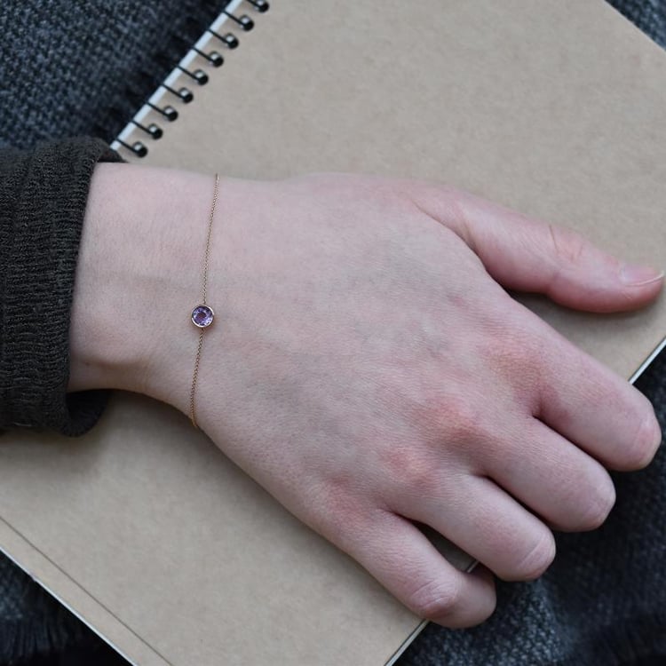 Ametystový náramok 28231